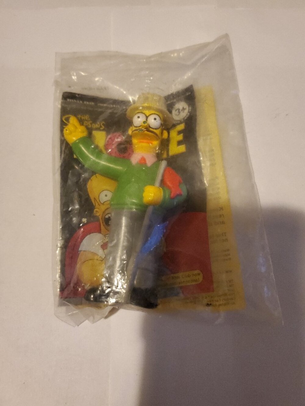 BRAND NEW THE SIMPSONS NED FLANDERS 4 INCH BURGER KING 2007 TOY